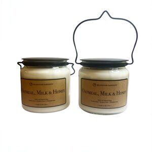 NEW 2x Milkhouse Candle Co. Oatmeal, Milk & Honey Jar Candle - 16 oz